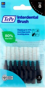 Triton Szczoteczki do przestrzeni międzyzębowych Tepe Czarny (8 Sztuk) 10