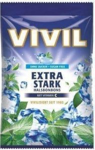 VIVIL Vivil Extra Stark Cukierki bez Cukru 120 g 1