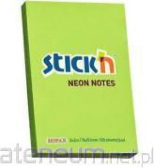 Stickn Notes samoprzylepny zielony neon (241313) 1