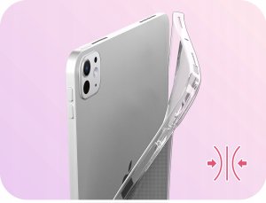 Etui na tablet Hello Case Etui do Apple iPad Pro 11" M4 2024 (Pancerne, Przezroczyste, Plecki, Case) 6