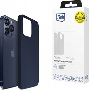 3MK Apple iPhone 15 Pro - 3mk Silicone Case Dark Navy 1