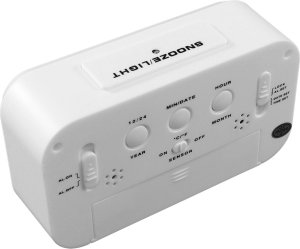 ATL AK240C Cyfrowy budzik white led biały 4