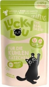 Happy Cat Lucky Lou Karma Dla Kociąt Drób Wołowina 125g 1