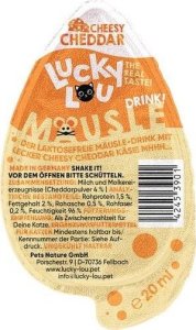 Brit Lucky Lou Drink-Snack Przysmak Dla Kota Cheddar 20ml 1