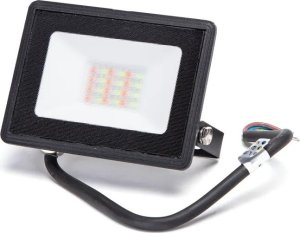 Naświetlacz Aigostar  Halogen LED RGB  20W + pilot Reflektor LED RGB w kolorze czarnym 20W 1