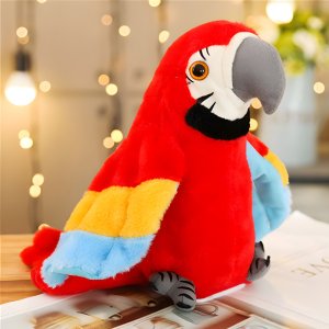 Retoo GADAJĄCA PAPUGA INTERAKTYWNA POWTARZA TAŃCZY MÓWI PRZEDRZEŹNIACZ MASKOTKA 5