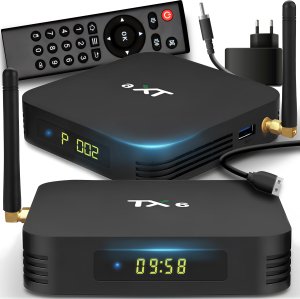 Odtwarzacz multimedialny Retoo SMART TV BOX TX6 ANDROID 9 PRZYSTAWKA TV KODI 4/32 GB 1
