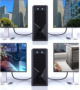 Retoo KABEL VGA-VGA DO MONITORA VGA D-SUB FULL HD 1,4M 9