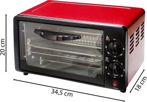 Mini piekarnik Retoo PIEKARNIK ELELKTRYCZNY MINI OPIEKACZ PIEC GRILL 570W 10L 8