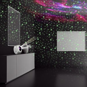 Retoo PROJEKTOR GWIAZD NIEBA LAMPKA NOCNA LED USB PILOT OBROTOWY RZUTNIK 360 8