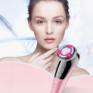 Retoo MEZOTERAPIA BEZIGŁOWA MASAŻER EMS URZĄDZENIE DO MASAŻU TWARZY LIFTING 5w1 7