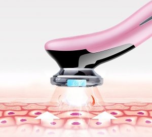 Retoo MEZOTERAPIA BEZIGŁOWA MASAŻER EMS URZĄDZENIE DO MASAŻU TWARZY LIFTING 5w1 9