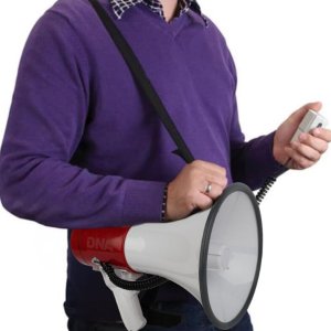 Głośnik DNA DNA MEGA2 megafon 50W wzmacniacz głosu syrena USB Bluetooth AUX micro SD 3