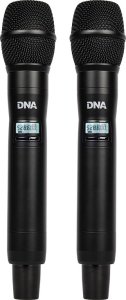 Mikrofon Bitmat DNA 2X MIKROFON DORĘCZNY BEZPRZEWODOWY WOKALNY + ODBIORNIK UHF 5