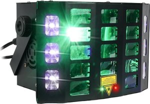 LIGHT4ME LIGHT4ME EFEKT LED MULTIEFEKT ŚWIETLNY TURBO DERBY 4IN1 RGBW-UV + PILOT DMX 3