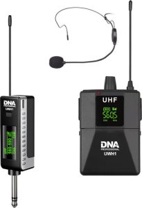 Mikrofon DNA NAGŁOWNY MIKROFON BEZPRZEWODOWY BODYPACK + ODBIORNIK UHF 560-590 MHZ 2