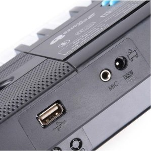 Lean Sport MQ 601 UFB keyboard klawisze organy z mikrofonem dla dzieci 11