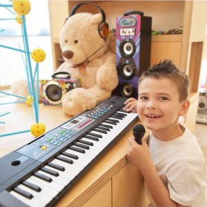 Lean Sport MQ 601 UFB keyboard klawisze organy z mikrofonem dla dzieci 2