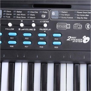 Lean Sport MQ 601 UFB keyboard klawisze organy z mikrofonem dla dzieci 10