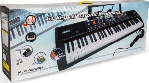 MQ 6115L keyboard edukacyjny podświetlane klawisze organy dla dzieci do nauki gry +mikrofon 6