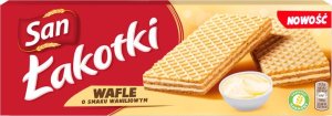 San San Łakotki Wafle o smaku waniliowym 146 g 1