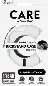 PanzerGlass CARE Case Feature Black Kickstand MagSAFE iPhone 24 6.9" Pro 3