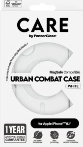 PanzerGlass CARE Case Flagship White MagSAFE  iPhone 24 6.1" 3