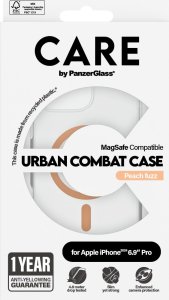 PanzerGlass CARE Case Flagship Peachy MagSAFE iPhone '24 6.9" Pro 3