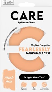 PanzerGlass CARE Case Fashion Peachy MagSAFE iPhone '24 6.7" 3