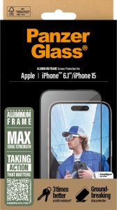 PanzerGlass Aluminum Frame iPhone '24 6.1" UWF 3