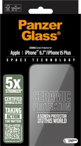 PanzerGlass PanzerGlass Ceramic  iPhone '24 6.7" UWF 3