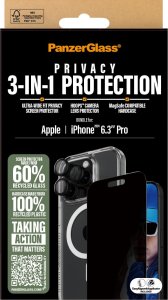 PanzerGlass PanzerGlass 3-in-1 Privacy Protection  iPhone 24 6.3" Pro 6