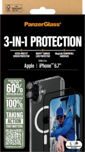 PanzerGlass 3-in-1 Protection iPhone '24 6.7" 3