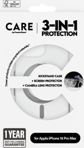 PanzerGlass CARE Feature 3-in-1 Ceramic  iPhone '24 6.9" Pro 3