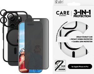 PanzerGlass CARE Flagship 3-in-1 Privacy  iPhone '24 6.3" Pro 2