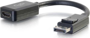 Adapter AV C2G C2G 8in DisplayPort to HDMI Adapter - DP to HDMI Adapter - 1080p - Black - M/F - Videoadapter - DisplayPort mannlich zu HDMI weiblich - 20.3 cm - abgeschirmt - Schwarz 4