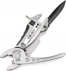 Korbi MULTITOOL AG486 NÓŻ SZCZYPCE SCYZORYK KLUCZE STAL 1