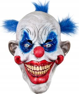 Korbi Profesjonalna lateksowa maska MONSTER CLOWN 1