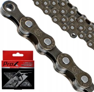 Prox ŁAŃCUCH ROWEROWY 7-8 RZĘDOWY PROX S52 116 L OGNIW MTB DO ROWERU PIN BRĄZOWY 1