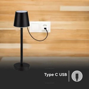 Lampka biurkowa V-TAC czarna  (SKU 10194) 2