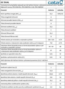 Okap Cata CATA | Hood | GC DUAL A 75 XGWH | Canopy | Energy efficiency class A | Plotis 79.2 cm | 820 m³/h | Touch control | LED | Baltas glass 6
