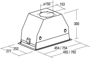Okap Cata CATA | Hood | GC DUAL A 75 XGWH | Canopy | Energy efficiency class A | Plotis 79.2 cm | 820 m³/h | Touch control | LED | Baltas glass 8