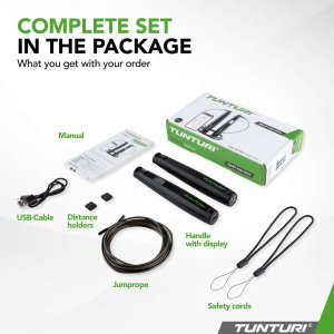 Skakanka sportowa Tunturi Šokdynė TUNTURI SMART JUMP ROPE 1