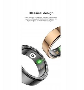Smart Ring Powerton WPSR02 r. 8 Złoty 9