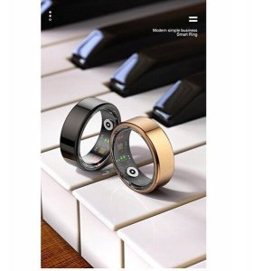 Smart Ring Powerton WPSR02 r. 8 Złoty 10