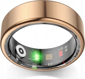 Smart Ring Powerton auksinė, tętno, saturacja, monitorius snu, aktywność, roz 8, Powerton 4