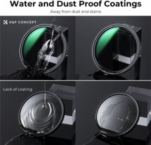 Filtr Kf Concept Nano-X MRC Fader Magnetic Adjustable Gray Filter ND8-128 - 62 mm 10