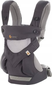 Ergobaby ERGOBABY nešioklė 360 COOL AIR, carbon pilkas, BC360PBLKGRY 1