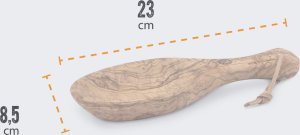 Petromax Płaska Miska z Drzewa Oliwnego 23 Cm 4
