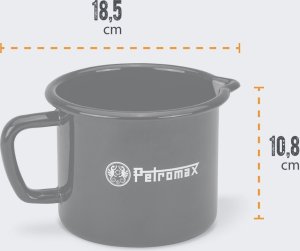 Petromax Emaliowany Garnek na Mleko Petromax 10 L BLACK 4
